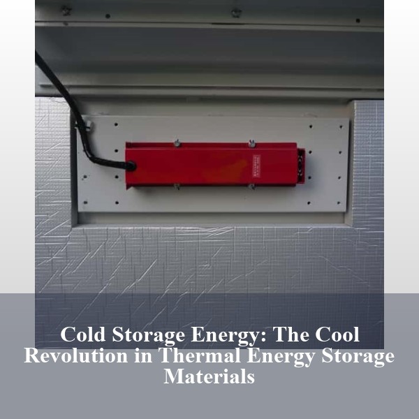 Cold Storage Energy: The Cool Revolution in Thermal Energy Storage Materials